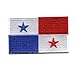 Produktbild 40 x 25 mm Panama Santiago Karibik Flag Flagge Patch Aufnäher Aufbügler 0998 A