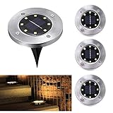 Lichtsensor: Das Licht wird automatisch im Dunkelheit einschalten und in der Sonne ausschalten. Hinweise: Bitte während Aufladung kein Hindernis zwischen Leuchte und Sonne.