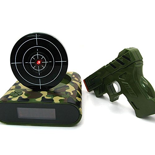 Digital Wecker Gaming Clock, Stoga Gun Clock Gun Wecker Digital Wecker Lustige Wecker Neueste Wecker-Grün - 2