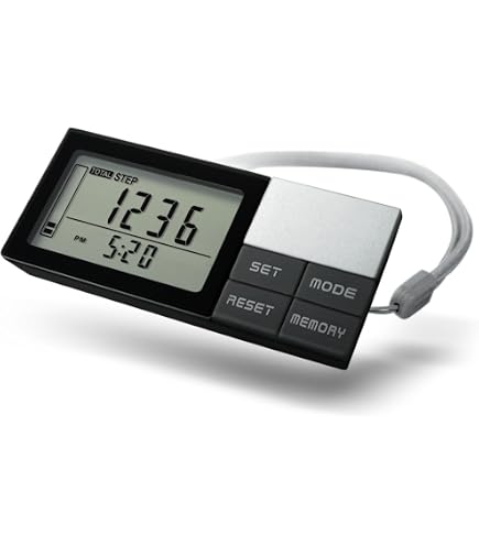 Podomètre Mini 3D - Compteur De Pas Précis - Écran Numérique Grand Format - Pour Hommes, Femmes, Seniors - Clip Ceinture/poche