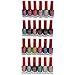 KurtzyTM 24 Pack Nail Polishes Varnish 10ml Metallic Glitter Sparkly Nail Art