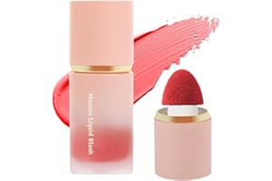 LOPHE Rumieniec żelowy w płynie do policzków, lekka oddychająca konsystencja, odporna na zabrudzenia, naturalny wygląd, odcień skóry do makijażu (#04-6,5ml)