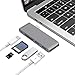 Produktbild Miya System Ltd USB-C Hub, 5 in 1 Type C Adapter mit USB-C Ladeanschluss, SD/Micro SD-Kartenleser, 2 USB 3.0 Ports, 1 Typ-c Häfen für MacBook Pro 13" und 15" (Grau)