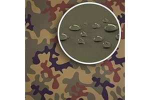 NOVELY® Sunset Oxford 420D - Polyesterstoff Extrem Reißfest Dicht | UV-beständig Waterproof | Polyester Garten Stoff 1 lfm Outdoor Meterware Wasserdicht C1 Camouflage Dunkel Tarn