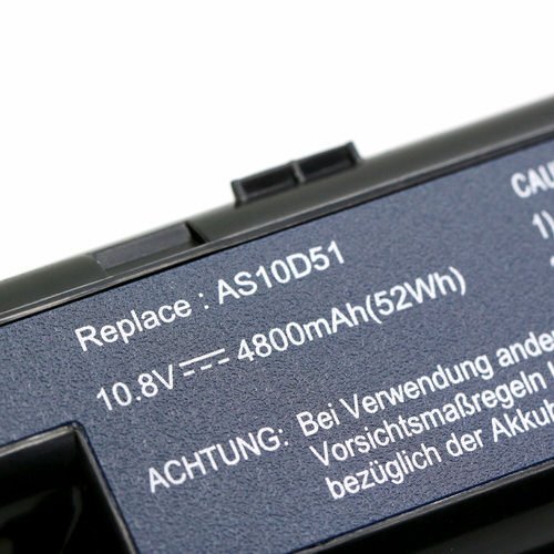 Akku kompatibel für Computer Laptop EMACHINES E732G, 10.8 V, 4800 mAh, note-x/DNX - 3