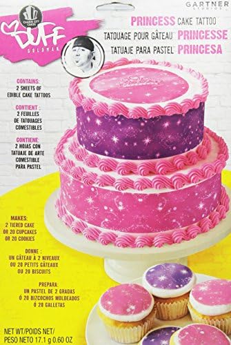Princess Cake Tattoo. Edible Cake, Cupcake, or Cookie Decoration. Duff Goldman. Charm City Cakes