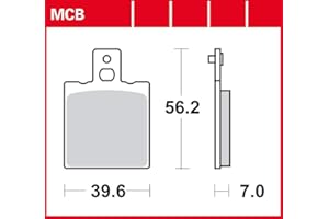 MOTOMENT Bremsbelag TRW organischer Sport-Bremsbelag 695 Monster M4 07-08 hinten