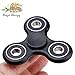 Price comparison product image C63® Black High Quality Fidget Spinner. Retail Boxed - Decompression Hand Spinner Toy With Premium Hybrid Ball Bearings