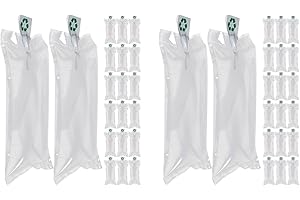 Ciieeo Inflatable Air Packing Bags for Shipping and Storage 200 Pcs Cushion Air Pillows Lightweight and Protection for Fragile Items 20X10X6Cm