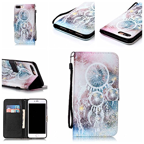 examen BONROY® Coque pour iPhone 7 Plus (5,5 Zoll),Housse en cuir pour iPhone 7 Plus (5,5 Zoll),imprimé étui en cuir PU Cuir Flip Magnétique Portefeuille Etui Housse de Protection Coque Étui Case Cover avec Stand Support Avec des Cartes de Crédit Slot et Fonction Support pour iPhone 7 Plus (5,5 Zoll)