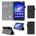 Produktbild ISIN Tablet Fall Serie Premium PU-Leder Schutzhülle für Huawei Mediapad M2 8.0 Zoll Full HD Android Tablet Handy mit Handschlaufe und Kartenschlitz (Schwarz)