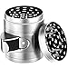 Produktbild Kräutermühle tragbar Zink Legierung Grinder Kräuter, beste Grinder für Tabak und die meisten Kräuter mit Pollen Schaber und magnetischer Top, 6,1 cm
