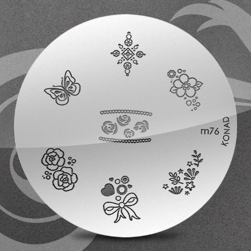 Konad Stamping Nail Art | Image Plate M76