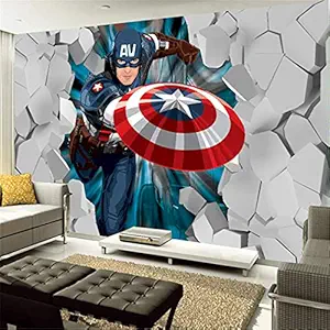 All Your Design Cartoon Theme PVC Vinyl Self Adhesive Kids Wallpaper(3x4 Feet, Design no. kids-wallpaper-pt10)