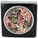 The Olivia Collection Silver Plated Pink Butterfly Cascade Compact Pill Box SC675