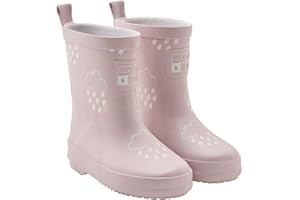 Grass & Air Kids Wellies, Baby Pink Colour-Changing Unisex Kids Winter Wellies, Welly Boots, Childrens Rain Boots
