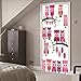Produktbild 3D Tür Wandbild Tapete Aufkleber Cartoon Eule (77X200 CM) Vinyl Wasserdichte Aufkleber Abnehmbare für Zuhause Lving Zimmer Schlafzimmer Küche Dekoration