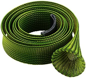 Humefor Casting Fishing Rod Braided Sleeve Glove Cover Protector Fishing Spinning Rod Cover Rod Sock