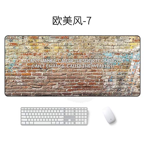 Preisvergleich Produktbild Europäische und amerikanische ästhetische Artmaus übergroße Mausunterlage Europäische und amerikanische Art 07 400 * 900 * 2mm