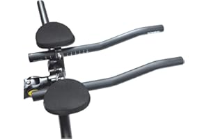Kangmeile Bike Handlebar Triathlon, Bike TT Handlebar Bike Road Bike Mountain Bike Triathlon Aero Rest Handle Bar Clip on Tri Bars, Aluminum Alloy Bike Rest Handlebar, Armrest Bike Aerobar