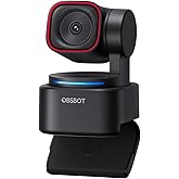 OBSBOT Tiny 3 Lite Yapay Zeka Destekli Mekansal Ses 4K Web Kamerası - 1/2" Sens&ouml;rl&uuml; Kompakt AI Takip PTZ Kamera, &Uuml;&ccedil; Mikrofonl