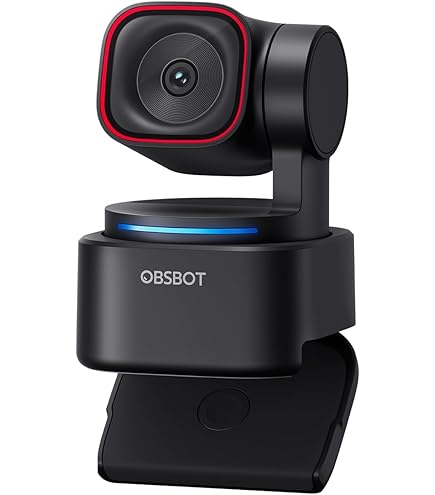 OBSBOT Tiny 2 Webcam 4K Voice Control PTZ, AI Tracking Multi-Mode