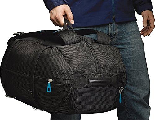 Thule Crossover Duffel Pack Reisetasche 40L  tragbar als Rucksack  Schwarz