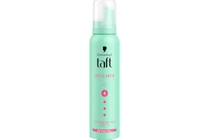 Schwarzkopf Taft skumbeständig volym (150 ml), stadga 4, hårskum för fint hår, volymgivande mousse, förhindrar hårskador utan att limma, vegansk formel*