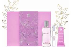 ‎YVES ROCHER Yves Rocher Parfum L'EVIDENCE - Geschenkset für Frauen - Noten von Pfirsich, Magnolie und Patschuli - Eau de Parfum 50ml + Zerstäuber 8ml + Handcreme 30ml