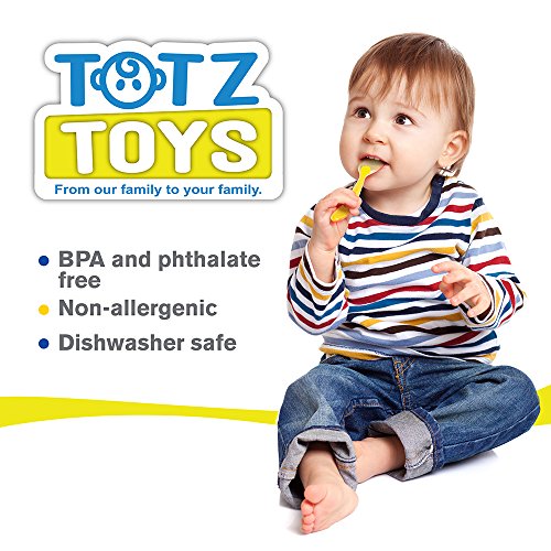 Baby-Löffel von Totz Toyz – 4 Premium Qualität Abstill-Löffel mit biegbarer Löffelspitze – stabiler Griff für Eltern und Kind - 6