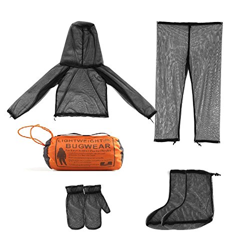 Mosquito Suit, Repellent Bug Jacket Mesh Hooded Suits Unisex Mesh Insect Protective, Perfect for Hiking, Camping, Fly Fishing & Outdoor Activities