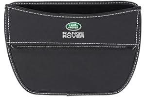 VTDOUQ Scatola portaoggetti per riempimento Spazio seggiolino Auto, per Land Rover Range Rover Evoque Velar Defender Discovery, Organizzatore di Accessori per Borse per Cuciture Auto,Blac-k