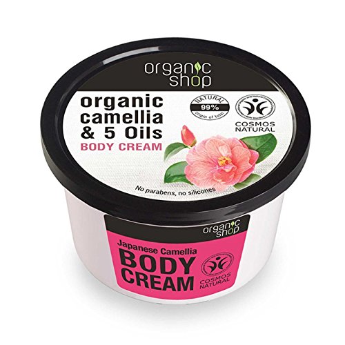 Organic Shop Japanese Camellia and 5 Oils Body Cream, 250 ml