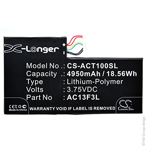 Preisvergleich Produktbild NX - Akku Tablet-PC 3.75V 4950mAh - AC13F3L