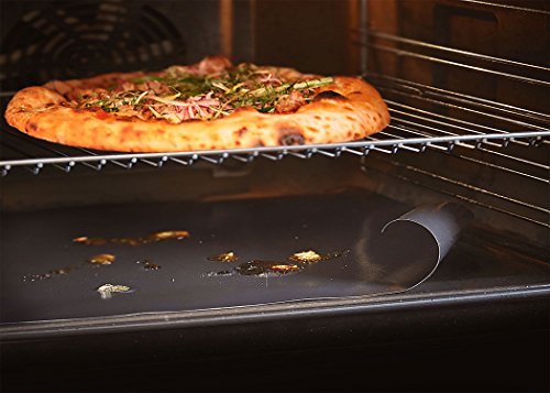 MATANA BBQ Grillmatte – Anti Haft Backofenpapier, Teflon beschichtetes Blech, wiederverwendbar, hält ein ganzes Leben lang, perfekt für den Sommer 2017, Spülmaschinenfest, 5er Set - 6