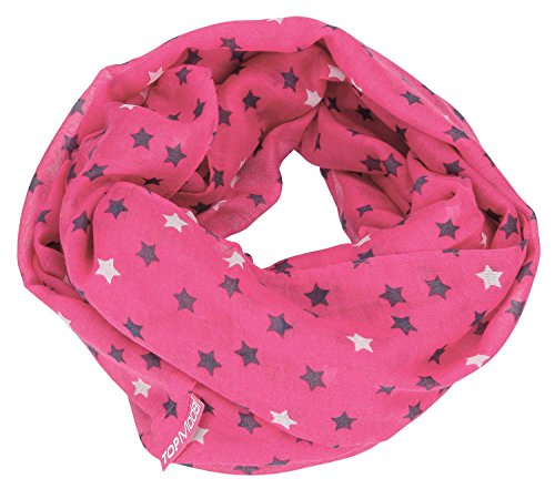 Preisvergleich Produktbild Depesche 6390 - Loopschal Top Model, pink mit Sternen