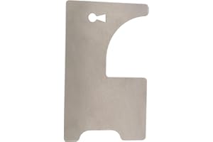 FYDUN Door Opener Firefighting Hand Tool, Hand Hall Pass Tool, Stainless Steel Firefighting Tool, 0.7mm Thick, Multifunctional Door Seam Manual Firefighter