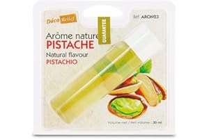 Déco Relief - Arôme Naturel Pistache 30 ml - Arôme Alimentaire pour Pâtisserie, Cuisine - Ingrédient Professionnel