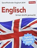 Image de Sprachkalender Englisch - Kalender 2019: Englisch lernen leicht gemacht
