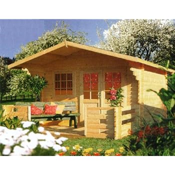 LUOMAN Gartenhaus Lillevilla 274, BxT: 300x300 cm, 28 mm ...