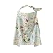 GWELL Cotton Printed Breast Feeding Scarf Nursing Covers Breastfeeding Apron Shawl with Front Pocket