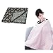 Breastfeeding Nursing Cover Cloth Under Cover Breast Feeding Poncho Shawl Blanket - Black Cherry