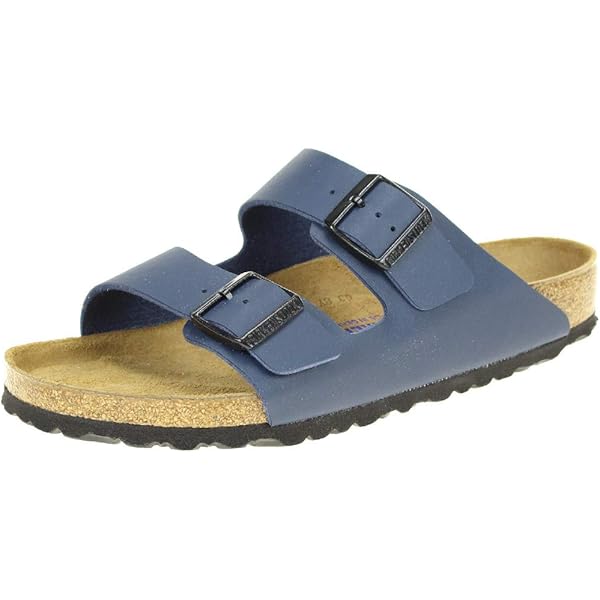 AFS-Schuhe 2107, modieuze teenslippers voor dames, van leer, comfortabele slippers met voetbed, Made in Germany, 42 EU