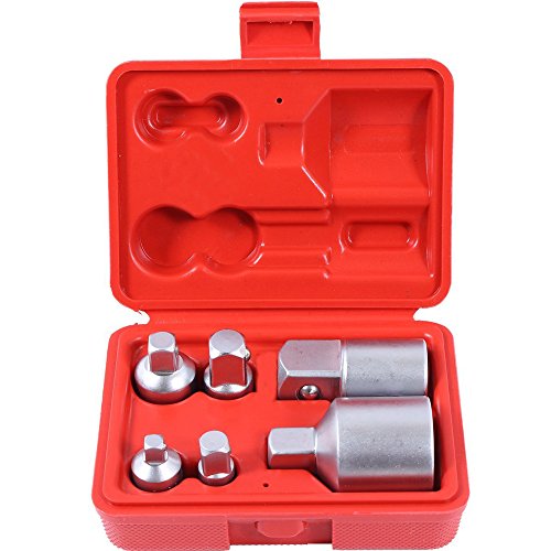 MCTECH® 6-tlg Steckschlüssel Nuss Adapter für Ratschen und Knarren 1/4" 3/8" 1/2" und 3/4"