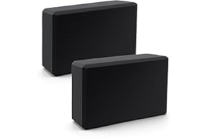 ZMDMAH bloque yoga Juego de 2 piezas ladrillo yoga Espuma EVA de alta densidad, antideslizante y ligera Adecuado para Pilates, fitness, yogas block Unisex