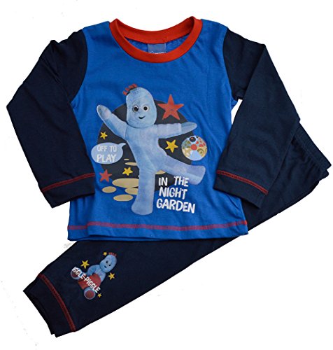 Boys Character iggle piggle In the Night Garden Cotton Long Pyjamas Set[3-4 Years][Blue]