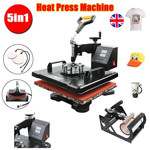ELECTRAPICK Heat Press Machine Digital Thermal Sublimation for T-Shirts 15"X12" (T Shirt Heat Press Machine)