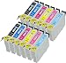 Produktbild Ink Maxx Bündel von 12 Tintenpatronen Epson T0797 XL für Stylus Photo 1400 1500 W P 50 PX 650 700 710 Serie W 730 WD 800 FW Series 810 830 FWD 720 WD 820 T0791 T0792 T0793 T0794 T0795 T0796