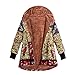 Produktbild Warm Winterjacke, Printed Pockets Dicker Hasp Kapuzenmantel Damen Jacke Parka Outwear Strickjacke Mantel Plüschjacke Steppjacke Outwear Cardigan Parka Trench Coat Strickjacken LANSKIRT