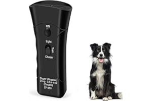 YurDoca Anti Barking Device, Dog Barking Control Devices, 3 Levels Ultrasonic Dog, Rechargeable & Waterproof Bark Stopper Pets Dog Deterrent Indoor & Outdoor Use- Stop Barking Dog Training Tools
